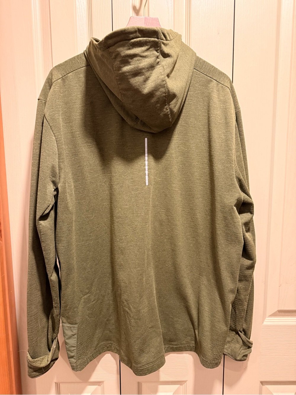 Men’s Nike Olive Green Full-Zip Performance Hoodie - Picture 3 of 3